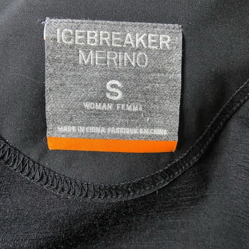 Icebreaker Wool Insulated Soft shell Hooded Jacket Women’s Small Black Outdoor - Picture 3 of 13